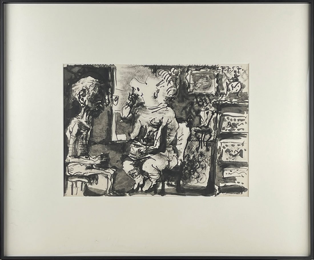 PABLO PICASSO (1881-1973), ATTRIBUTED TO, LITHOGRAPH (1 of 5)