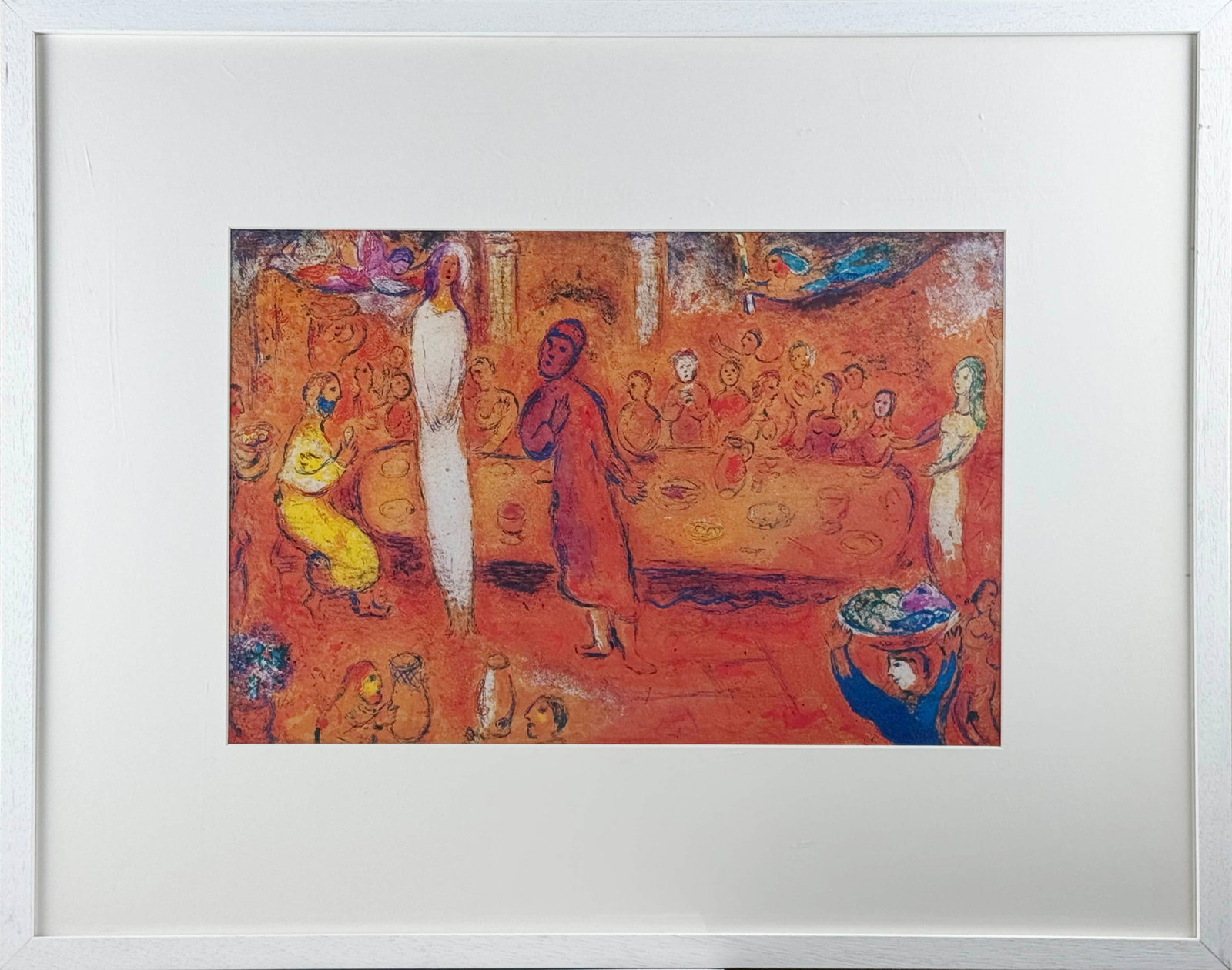 MARC CHAGALL (1887-1985), ATTRIBUTED TO, LITHOGRAPH: MARC CHAGALL (1887-1985), ATTRIBUTED TO, LITHOGRAPH Dimensions: Length: 30.8 cm (12.13 in.), Width: 46.4 cm (18.27 in.). All measurements are approximate.