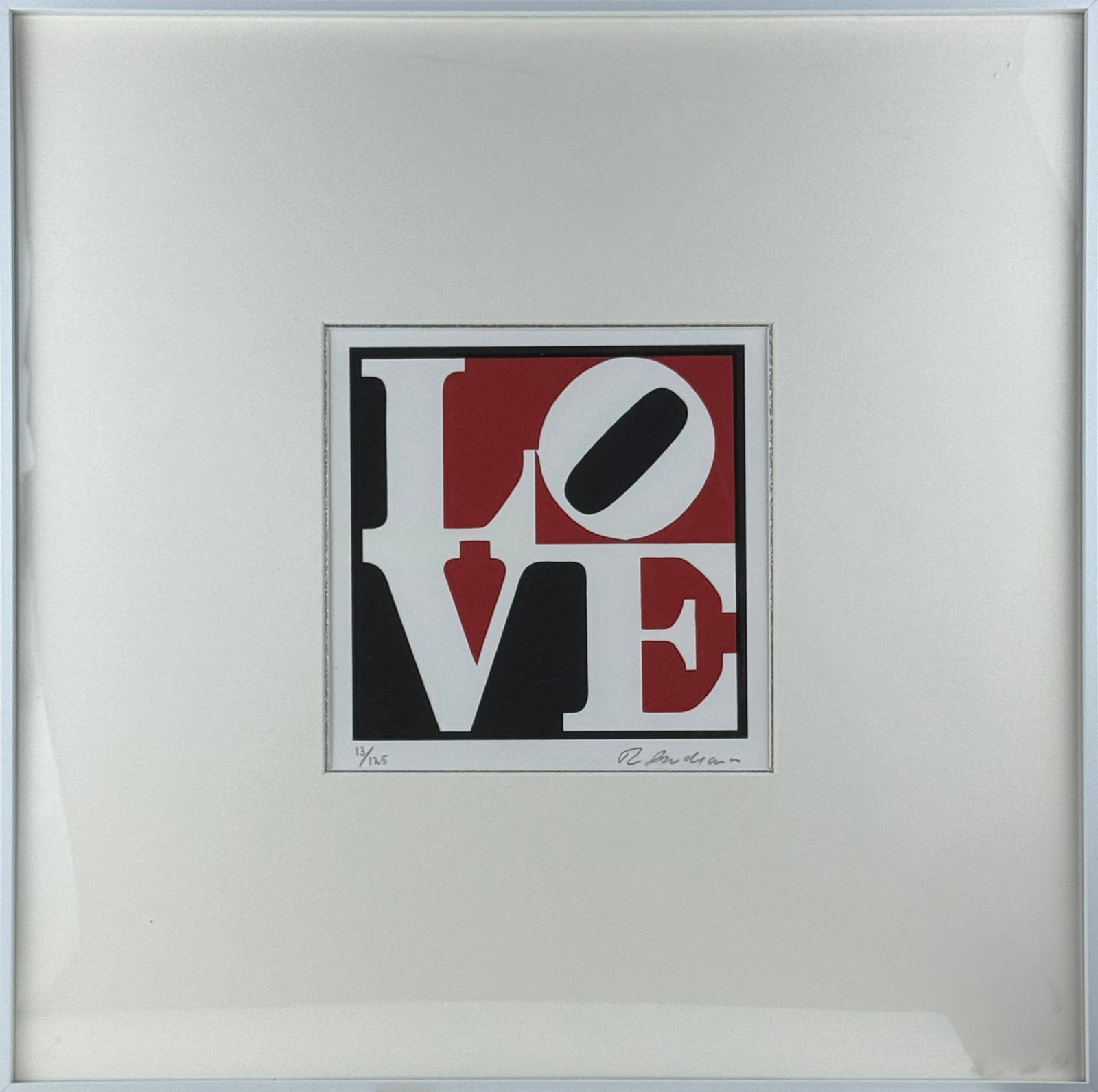 ROBERT INDIANA (1928-2018), ATTRIBUTED TO, SCREENPRINT (1 of 7)