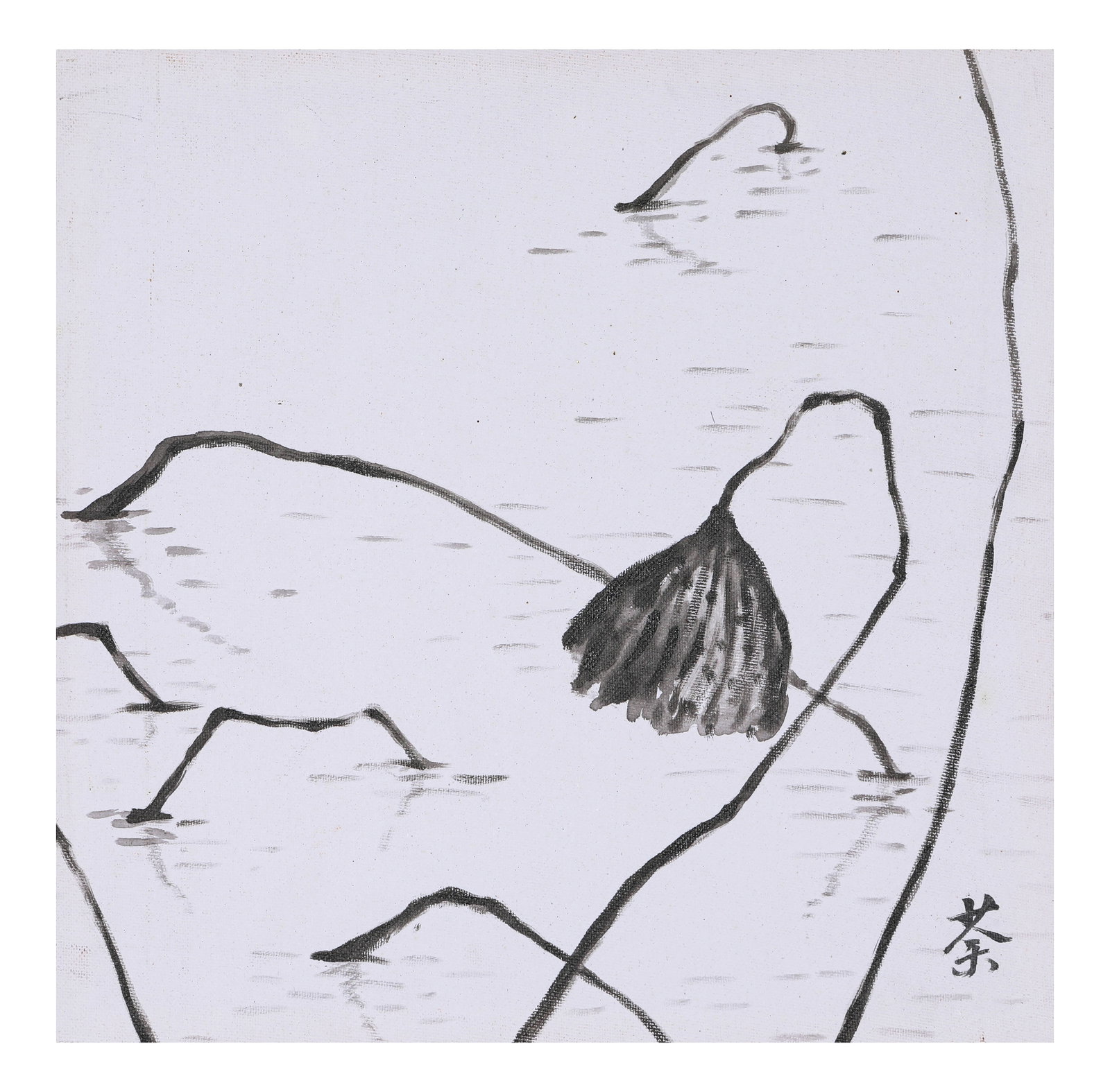 WU GUANZHONG (1919-2010), ATTRIBUTED TO, UNTITLED (1 of 4)