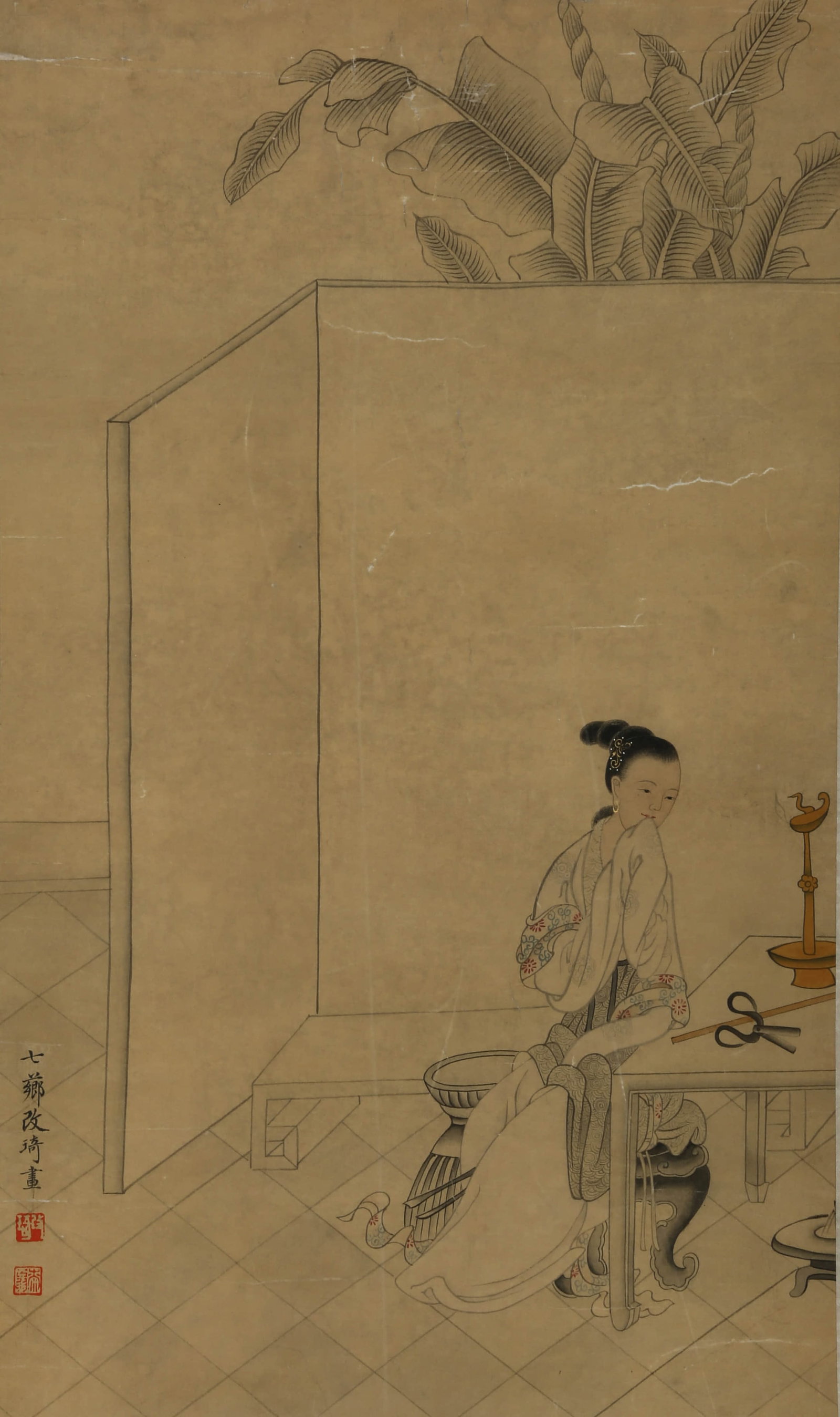 GAI QI (1773-1828), ATTRIBUTED TO, LADY (1 of 8)