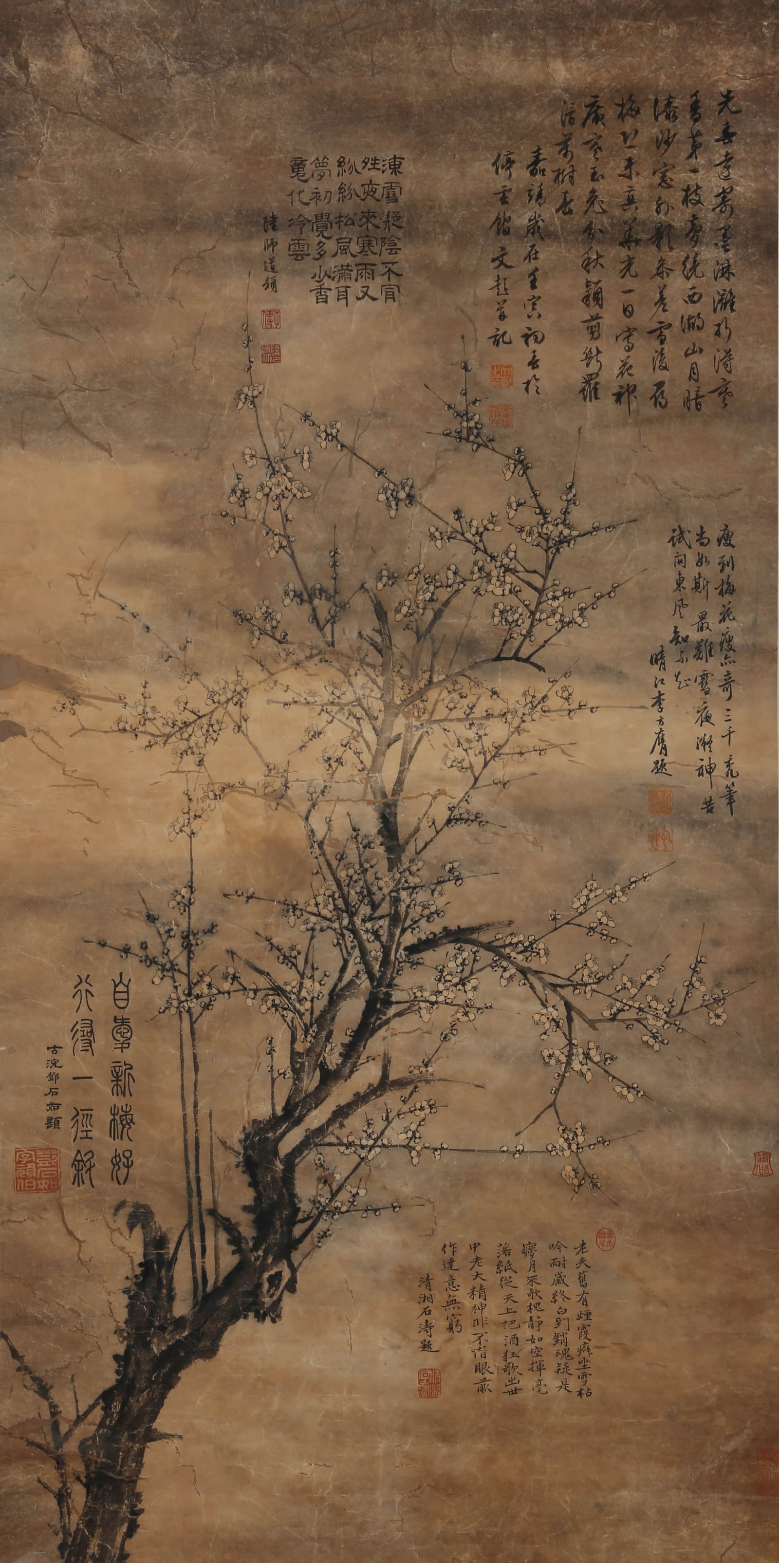 WEN PENG (1498-1573), ATTRIBUTED TO, PLUM BLOSSOMS (1 of 12)