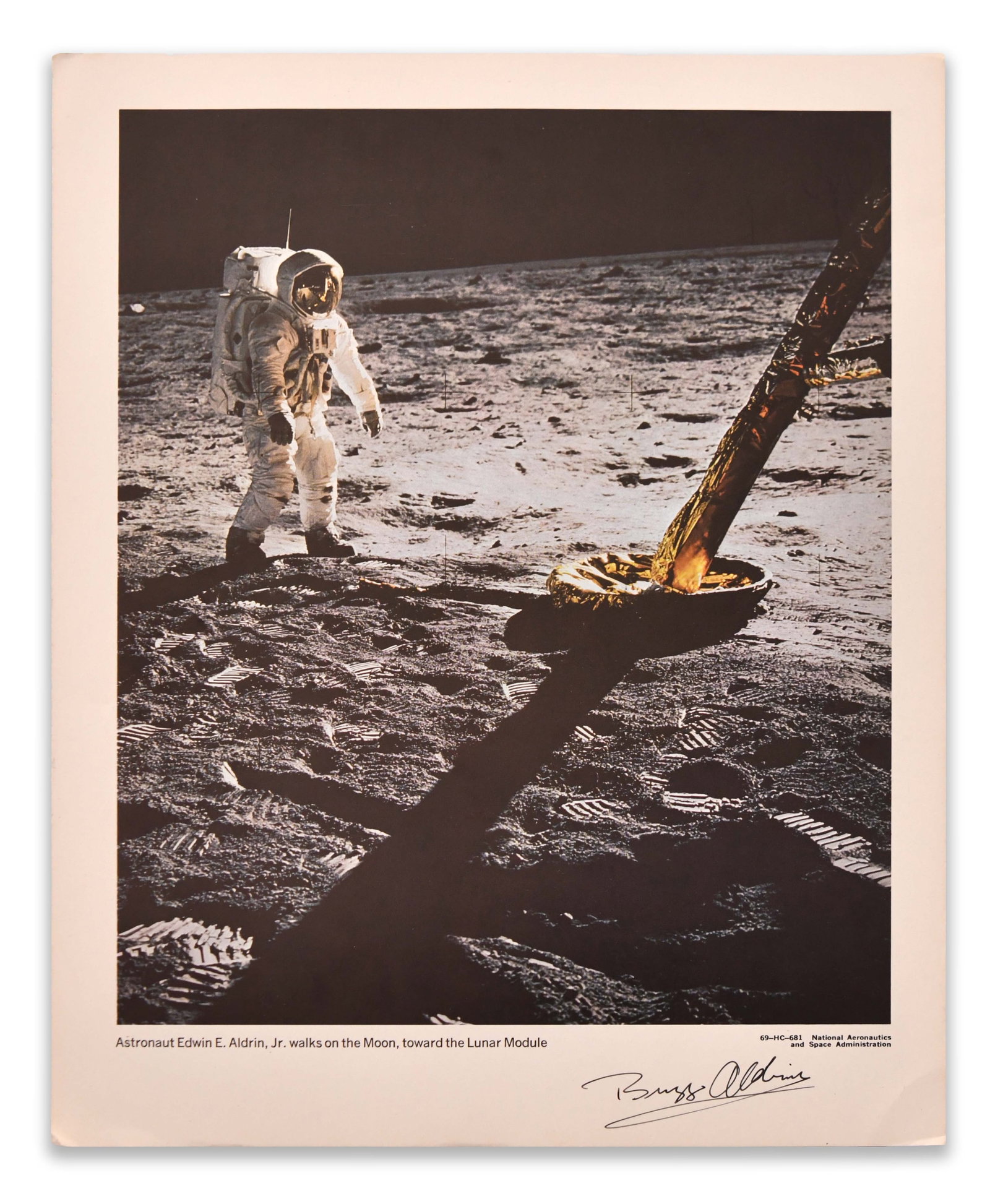 NASA APOLLO 11 LUNAR SURFACE PHOTOGRAPH (1 of 1)