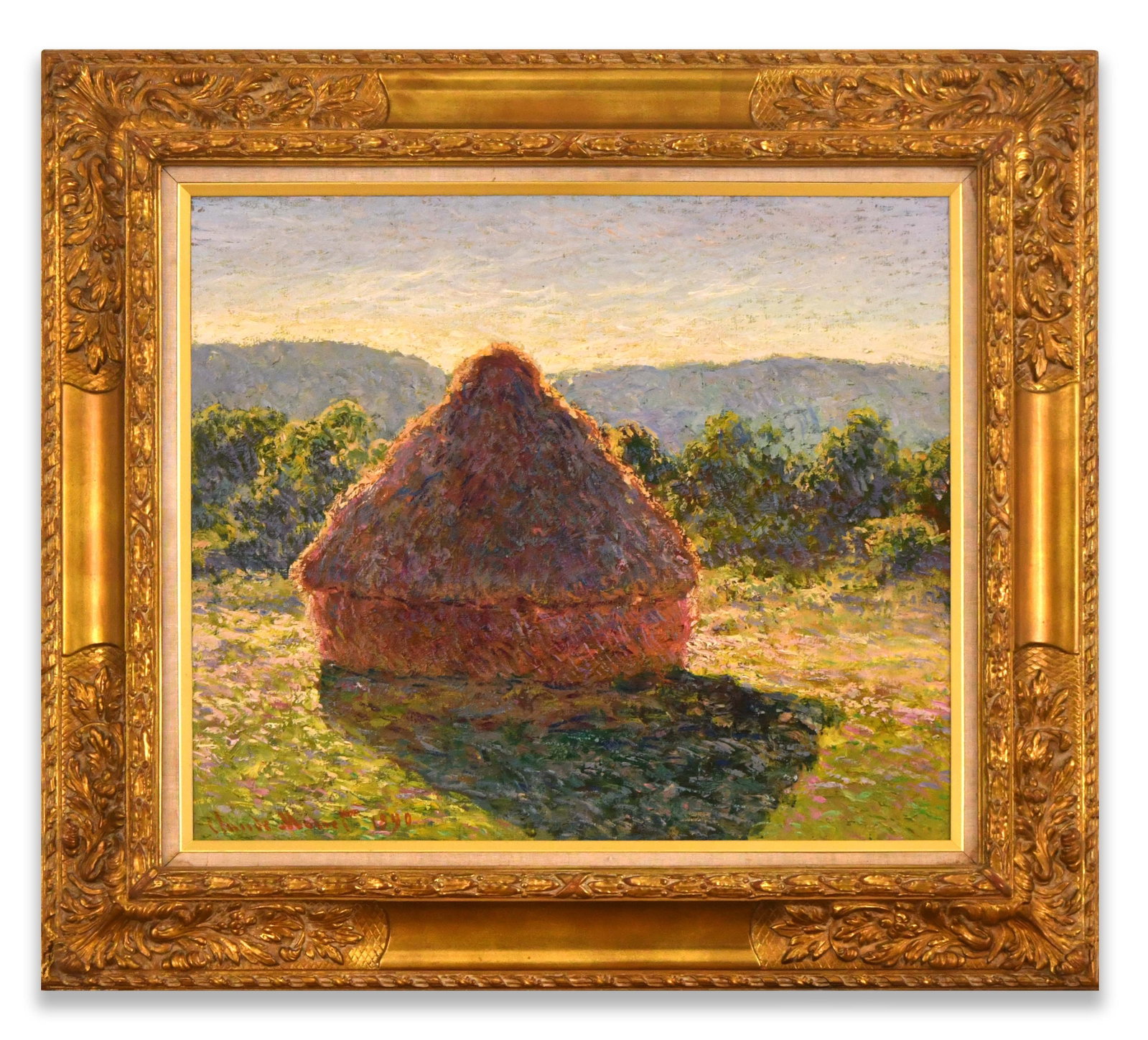 CLAUDE MONET (1840-1926), ATTRIBUTED TO, OIL ON CANVAS: CLAUDE MONET (1840-1926), ATTRIBUTED TO, OIL ON CANVAS Dimensions: Image size: 45.3 x 52.8 cm. All measured values are approximate. Outer frame size: 65.5 x 73.3 cm. All measured values are approximat