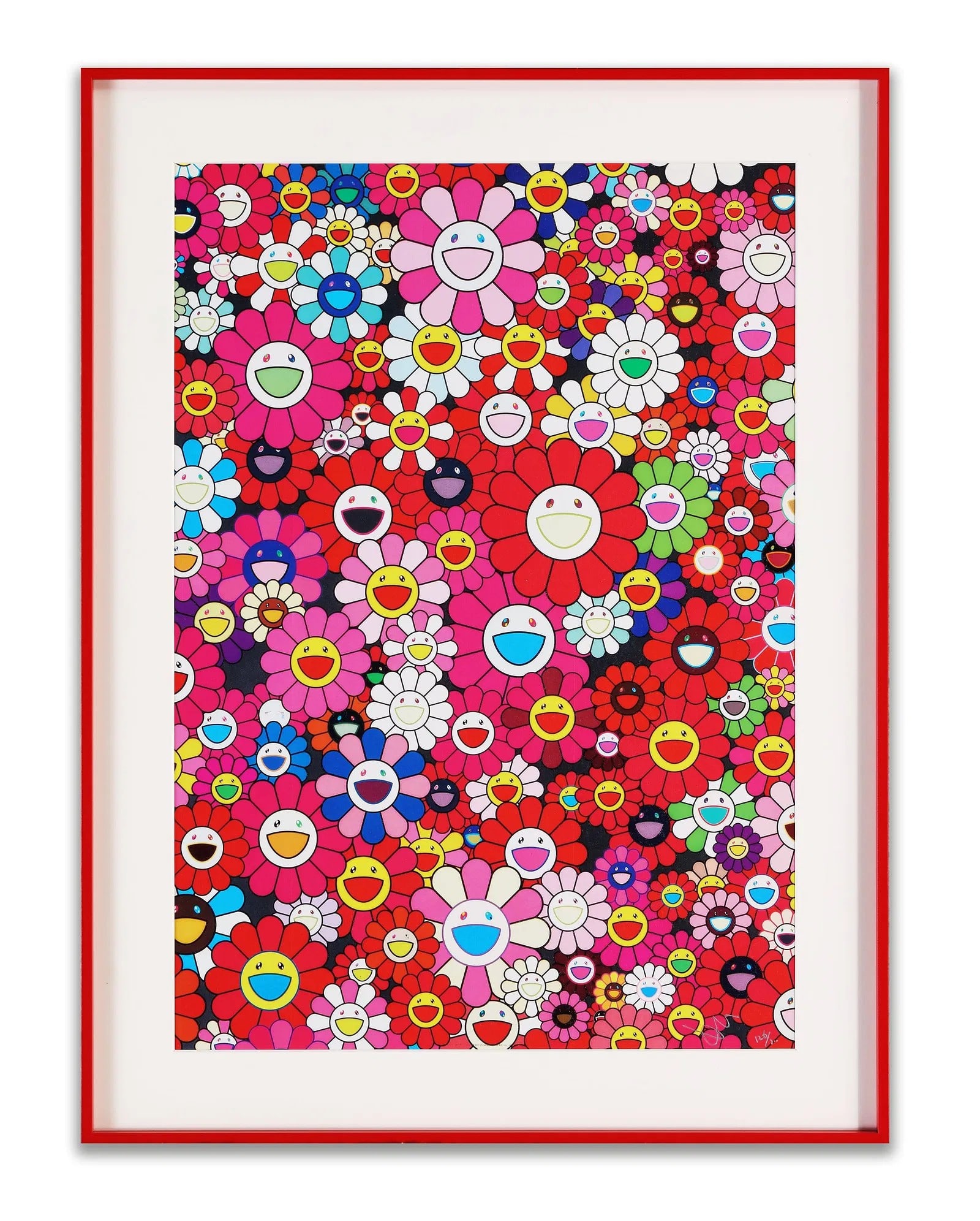TAKASHI MURAKAMI (B.1962), OFFSET LITHOGRAPH: TAKASHI MURAKAMI (B.1962), OFFSET LITHOGRAPH Dimensions: Image Size (frame not included): 19 3/4 x 13 3/4 in (50 x 35 cm Provenance and Authenticity: His Collectible Has Undergone Rigorous Authenticat