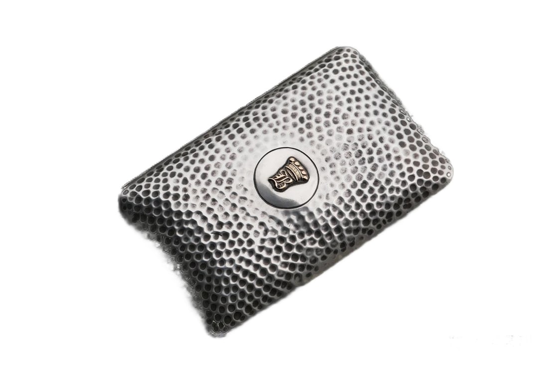 VINTAGE BRITISH SILVER CIGARETTE CASE (1 of 1)