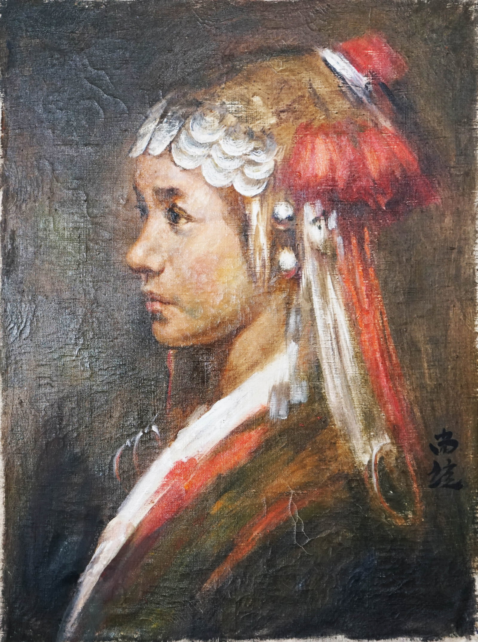 JIN SHANGYI (B. 1934), ATTRIBUTED TO, PORTRAIT (1 of 5)