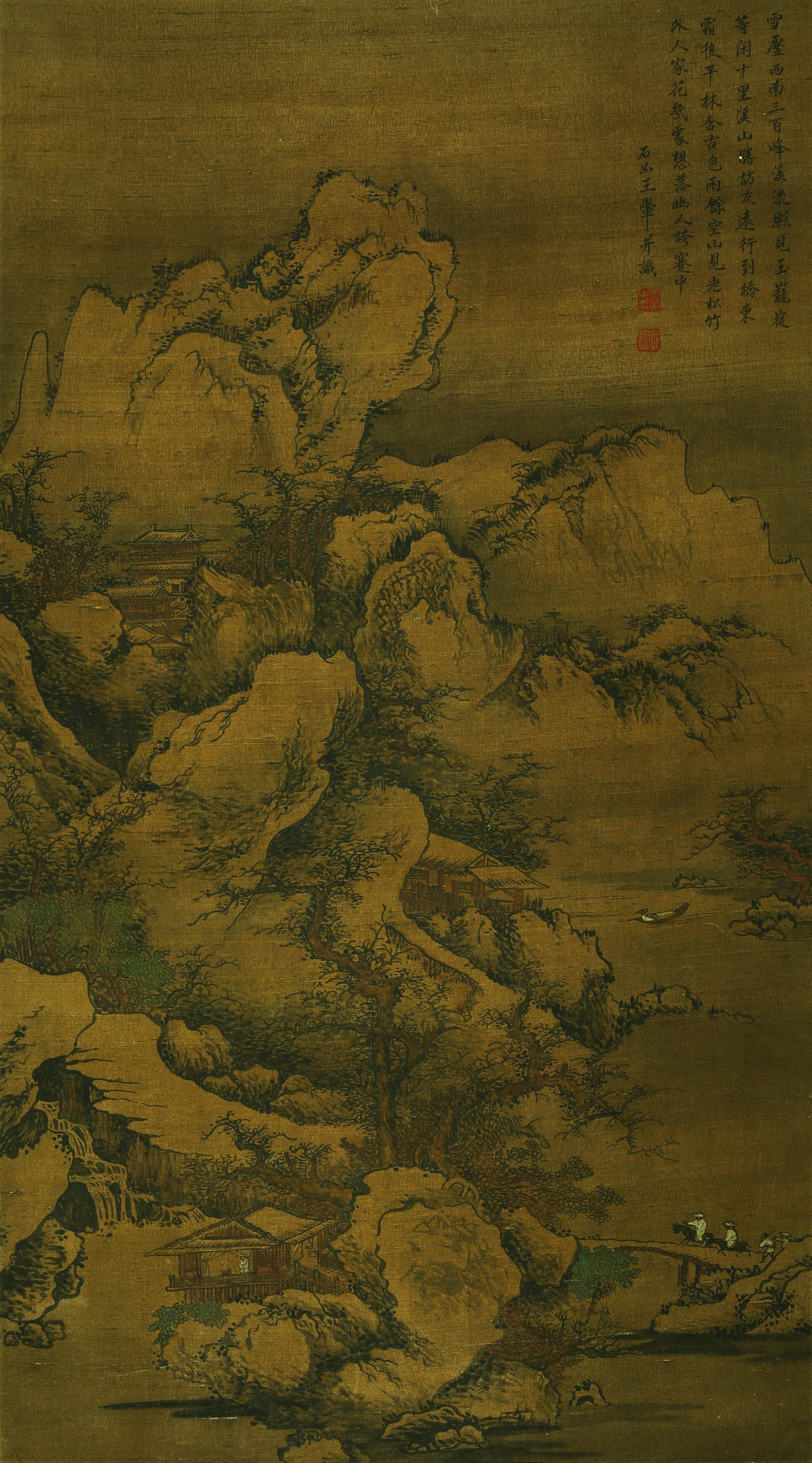 WANG HUI (1632-1717), ATTRIBUTED TO, SNOWY LANDSCAPE