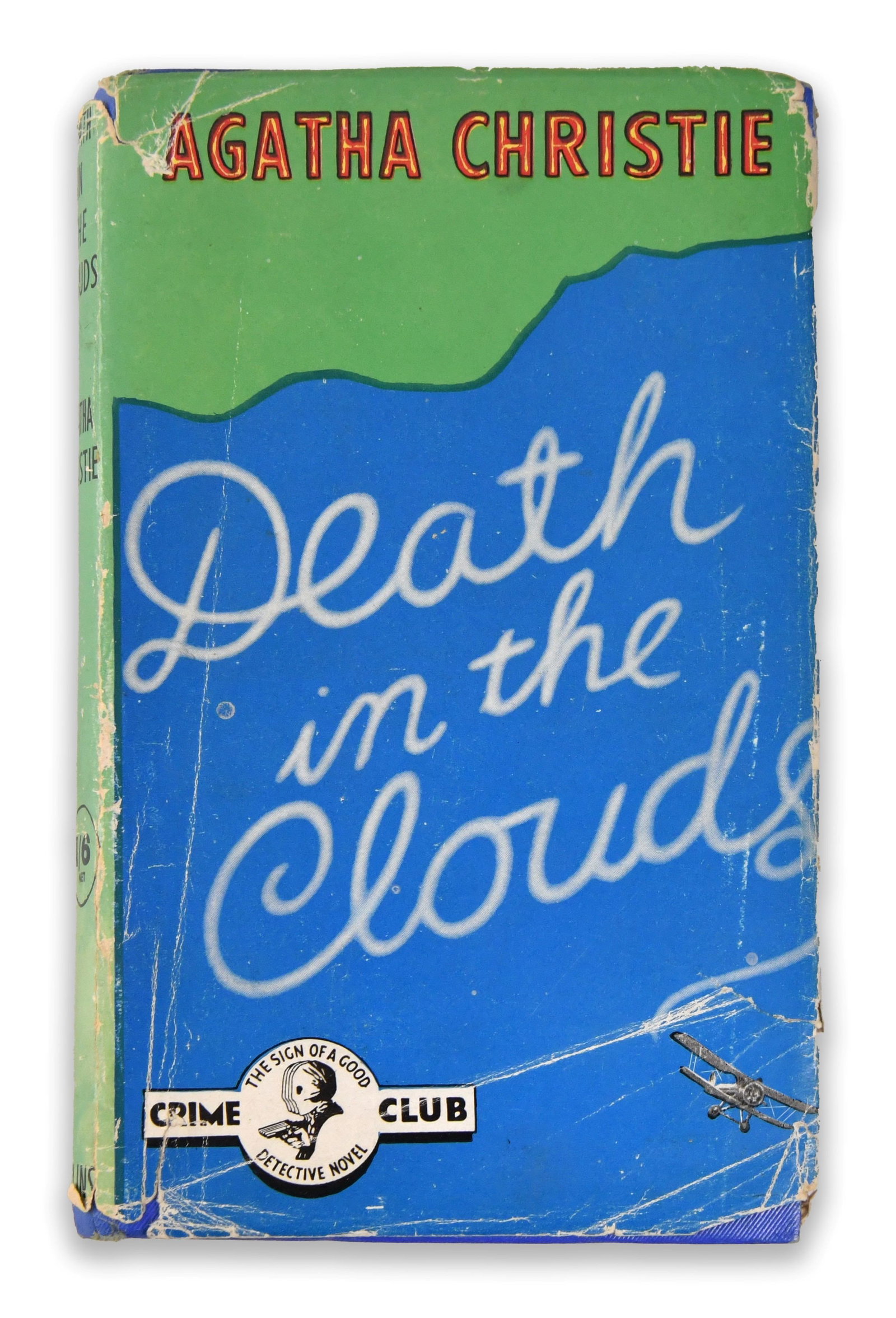 AGATHA CHRISTIE - DEATH IN THE CLOUDS FIRST EDITION CRIME CLUB PRINTING (SIGNED EXAMPLE) (1 of 3)