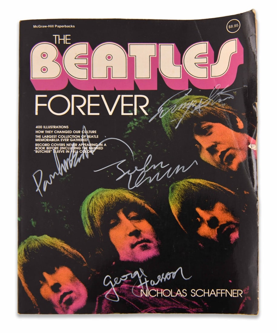 THE BEATLES, SIGNED THE BEATLES FOREVER MAGAZINE (1 of 3)