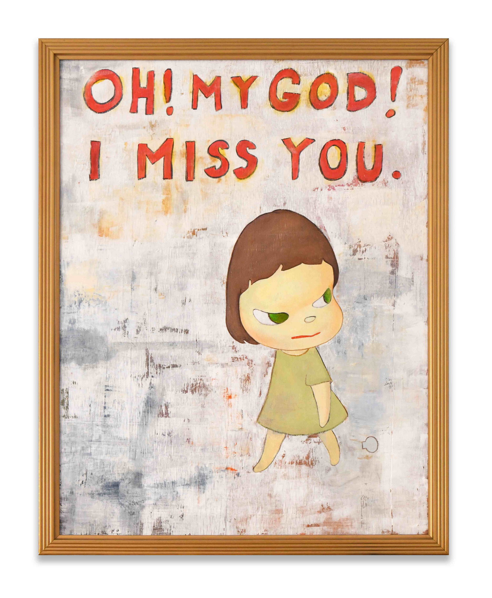 YOSHITOMO NARA (B. 1959), ATTRIBUTED TO, ACRYLIC ON PANEL (1 of 2)