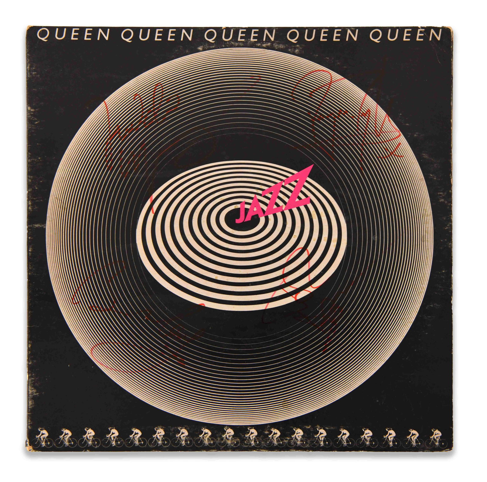 QUEEN - SIGNED JAZZ LP (1 of 5)