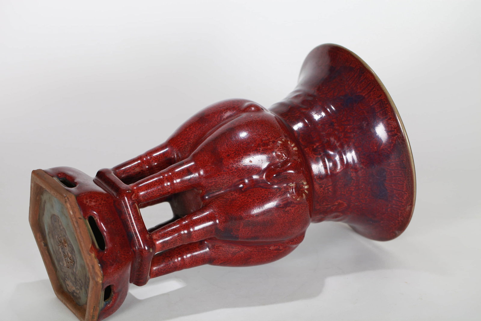 A JUN WARE 'THREE RAMS' ZUN - 12