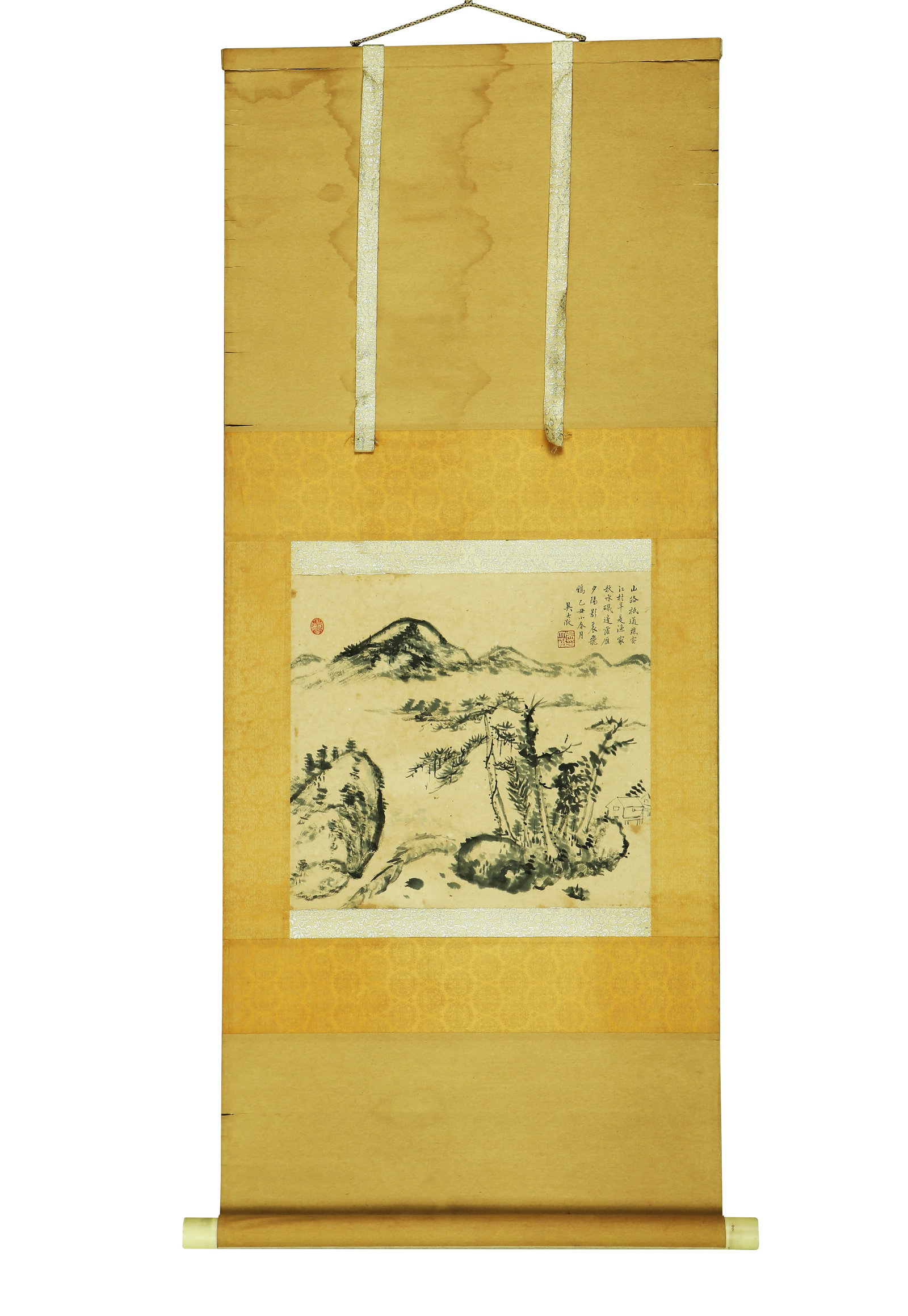 WU DACHENG (1835-1902), ATTRIBUTED TO, LANDSCAPE: WU DACHENG (1835-1902), ATTRIBUTED TO, LANDSCAPE Dimensions: Height: 30 cm (11.81 in.), Width: 32 cm (12.60 in.). All measurements are approximate.