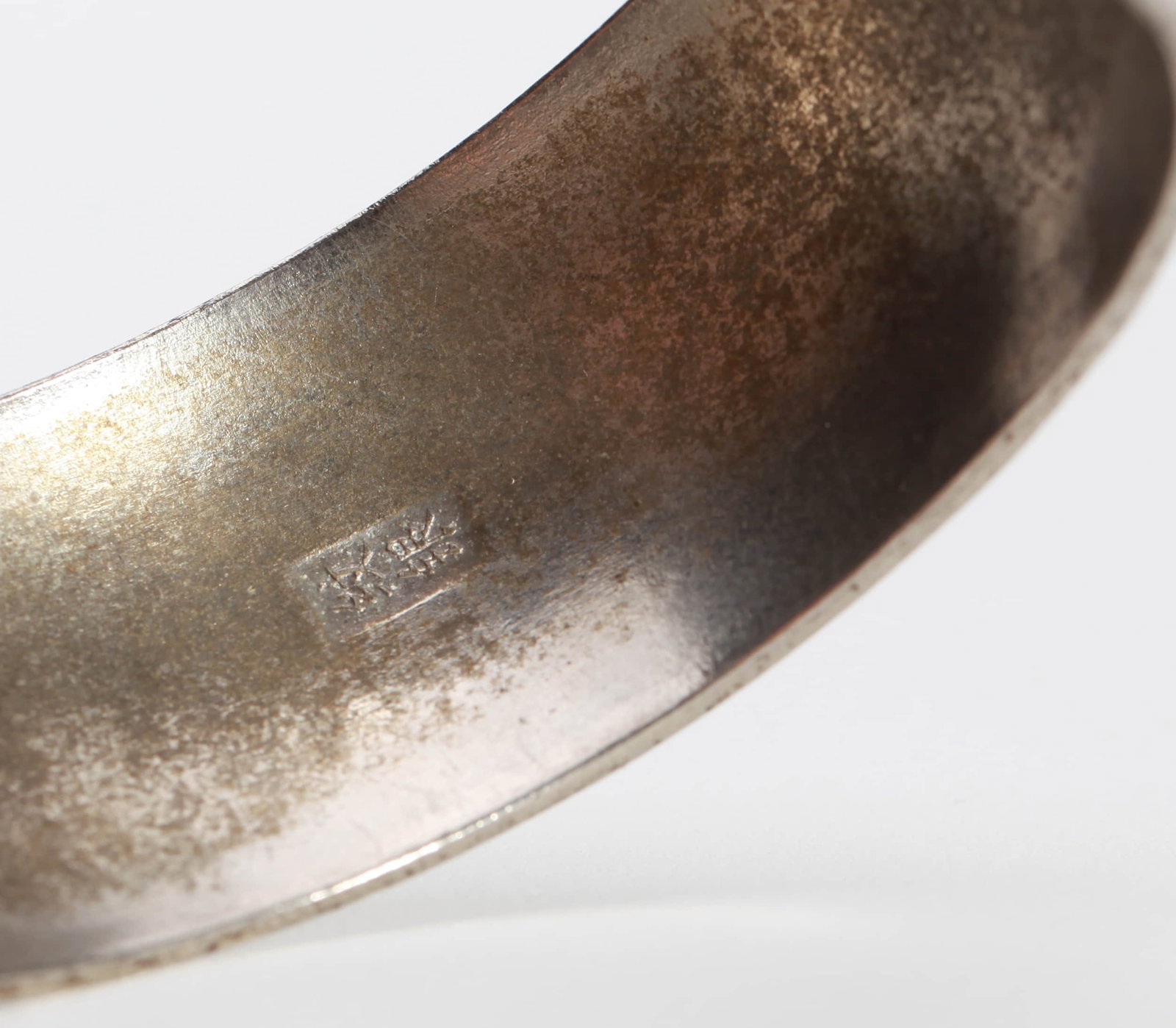 A SILVER BANGLE - 7