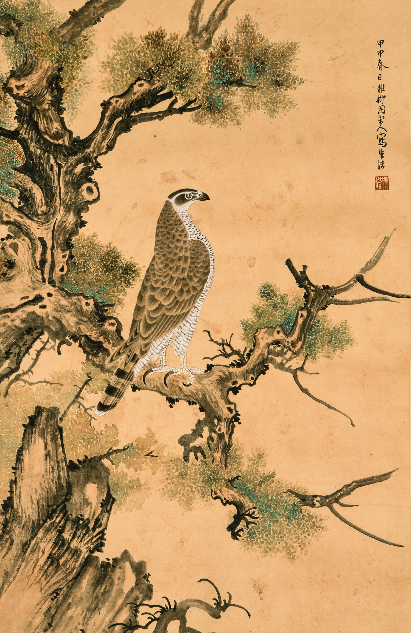 XIE ZHILIU (1910-1997), ATTRIBUTED TO, UNDER THE PINE SHADE (1 of 6)