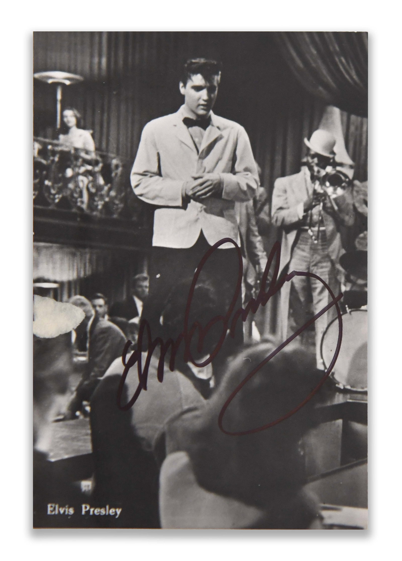 ELVIS PRESLEY - SIGNED STAGE PERFORMANCE PHOTOGRAPH (1 of 2)