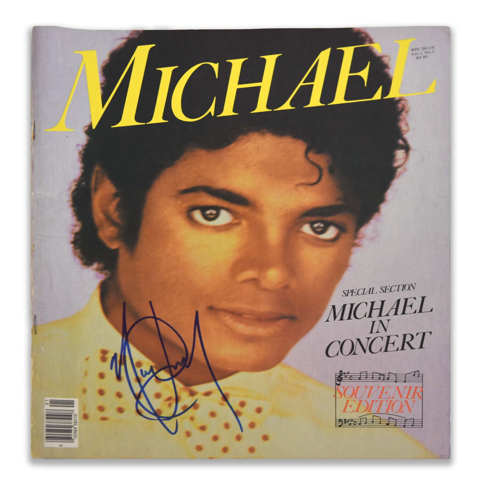 MICHAEL JACKSON - SIGNED MICHAEL MAGAZINE SPECIAL ISSUE (1 of 2)