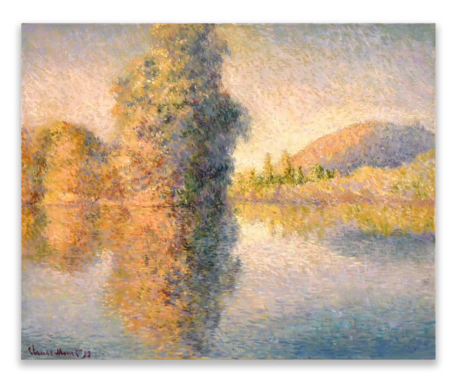 CLAUDE MONET (1840-1926), RIVER LANDSCAPE, 1893, OIL ON CANVAS (1 of 2)