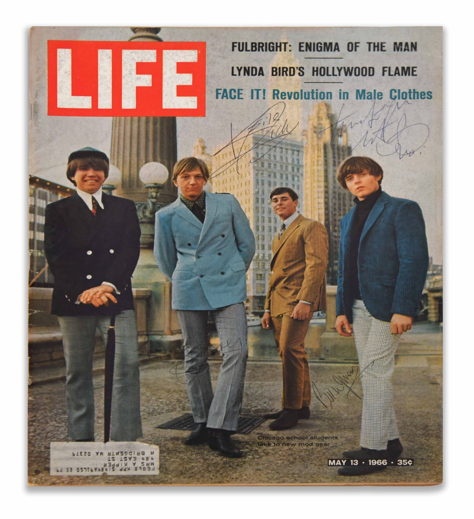 THE BEATLES - SIGNED LIFE MAGAZINE, MAY 13, 1966 ISSUE: THE BEATLES - SIGNED LIFE MAGAZINE, MAY 13, 1966 ISSUE Provenance and Authenticity: This item is presented as an original Life magazine issue dated May 13, 1966, featuring The Beatles on the cover. Th