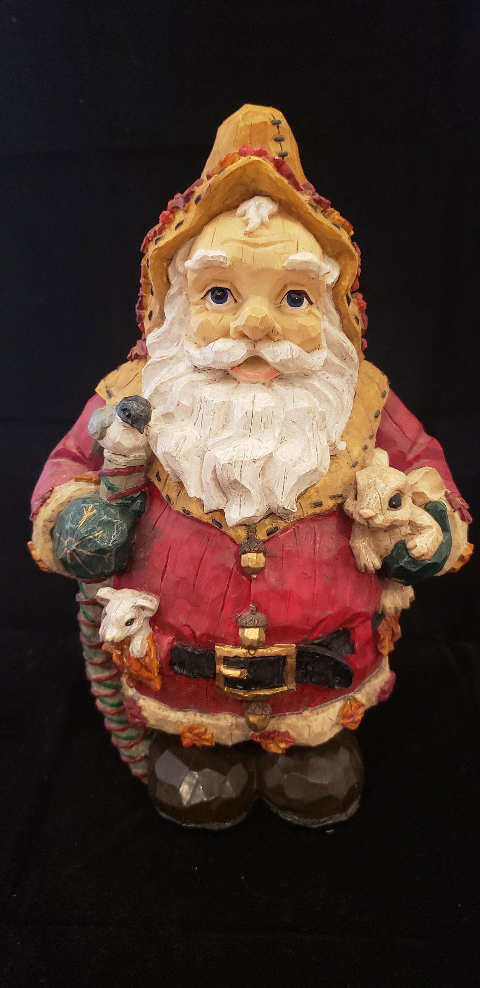 Christopher Radko 10" Resin Figure Frosty Leaf Santa: Christopher Radko 10" Resin Figure Frosty Leaf Santa. In -House Shipping Available. Buyers Premium 20% Pick up is April 15th 11-4 at 31 Wall Street Oxford, NJ. You will receive 1 invoice for hammer pr