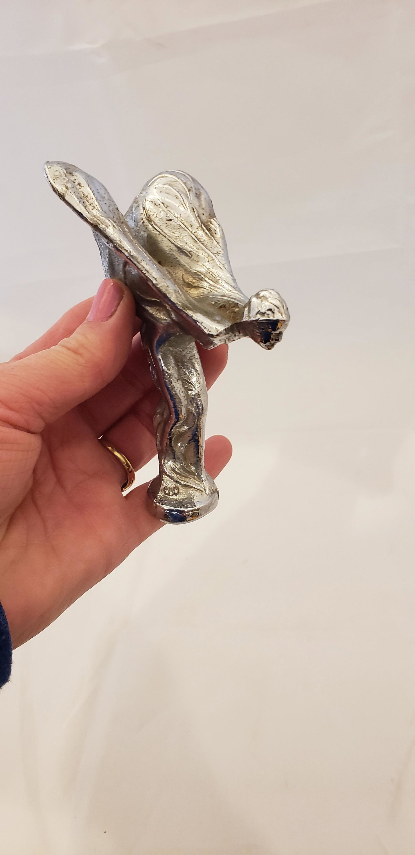 Art Deco/Nouveau Hood Ornament Winged Woman (1 of 8)