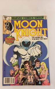 1980 Premiere Issue #1 Moon Knight Marvel Comic: 1980 Premiere Issue #1 Moon Knight Marvel Comic. They Become One....To Do What They Must!!! Great #1 Comic for your Collection!! Buyers Premium 20% *In-House Shipping Available* After you pay your inv