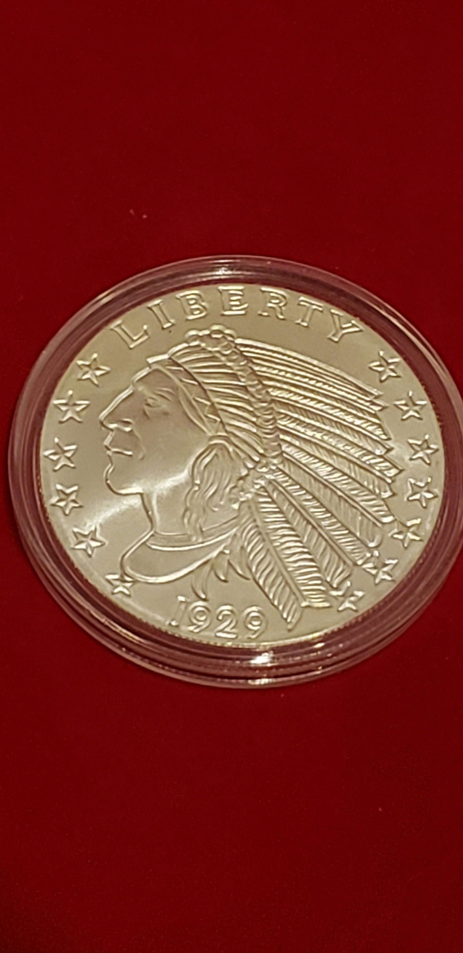 1 Troy Ounce .999 Silver Round Indian Chief (1 of 2)