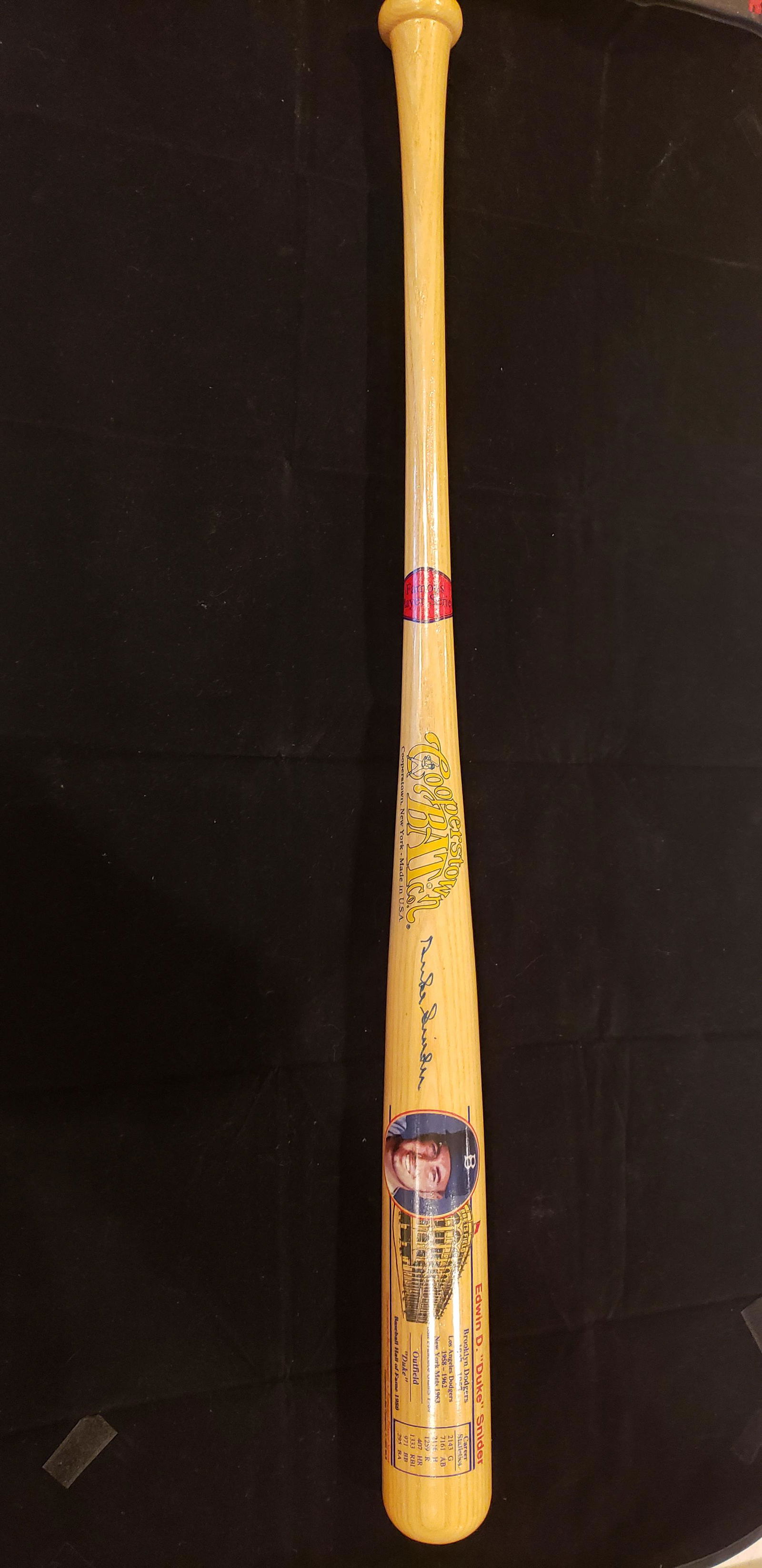 Cooperstown Bat Duke Snider Signed Bat (1 of 5)