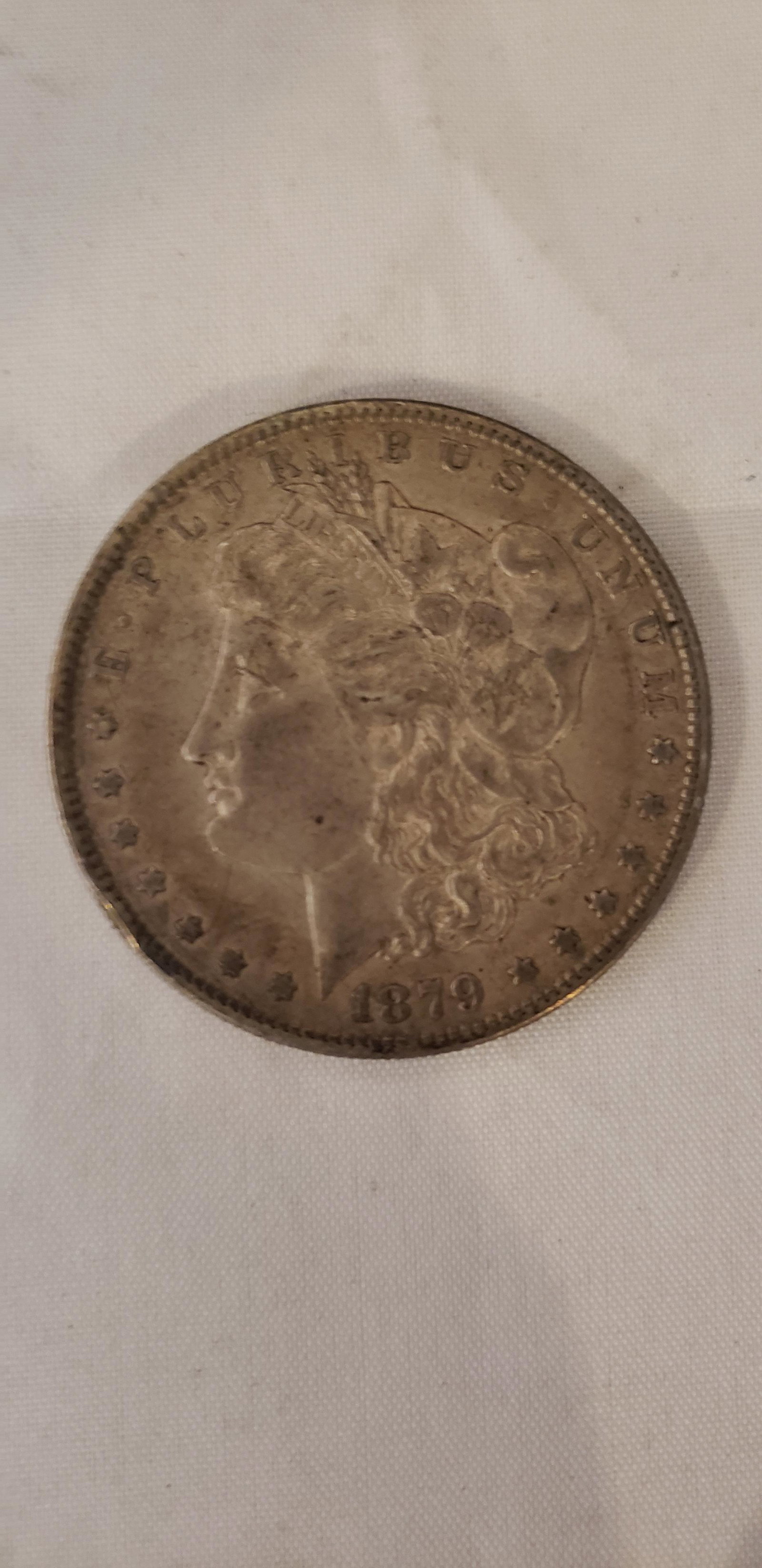 1879-O Morgan Silver Dollar: 1879-O Morgan Silver Dollar Buyers Premium 20% *In-House Shipping Available* After you pay your invoice for Hammer Price and Premium YOU WILL RECEIVE A 2nd INVOICE THRU PAYPAL FOR SHIPPING