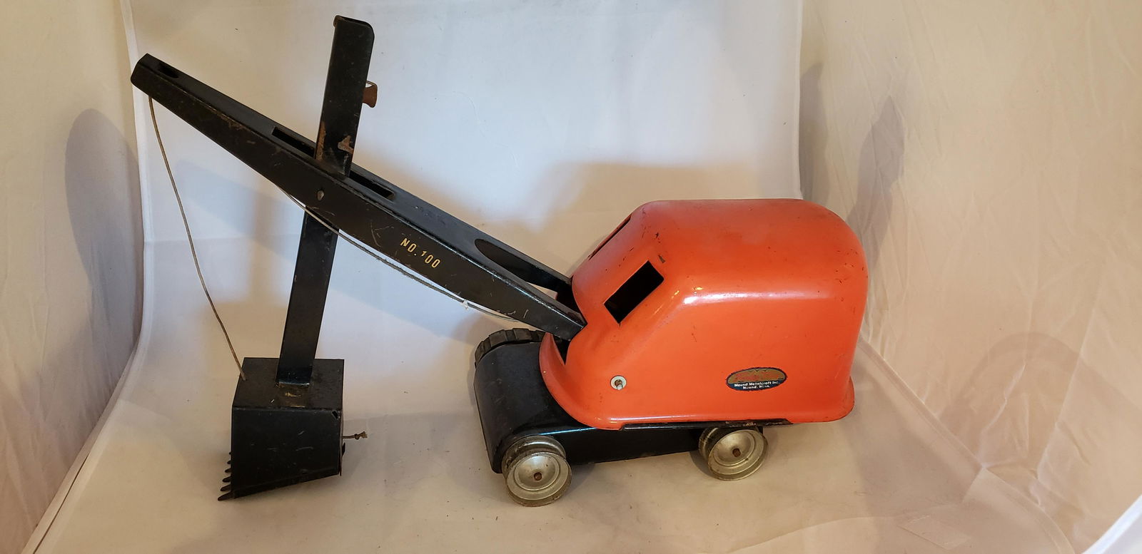 Tonka Toys Mound Metalcraft # 100 Pressed Steel Steam Shovel 1950's (1 of 10)