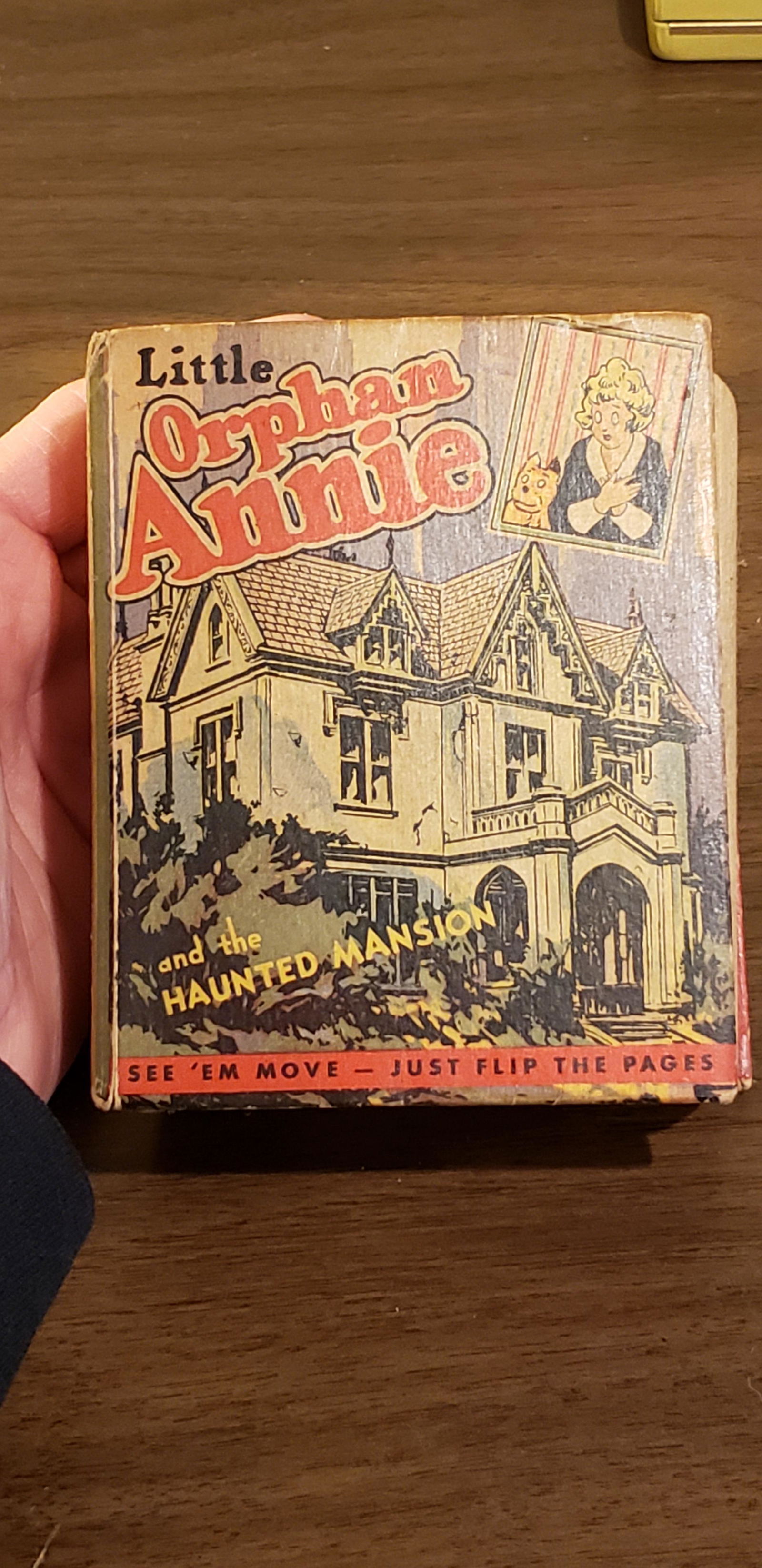 Big Little Book Flip Book Orphan Annie Haunted Mansion (1 of 4)