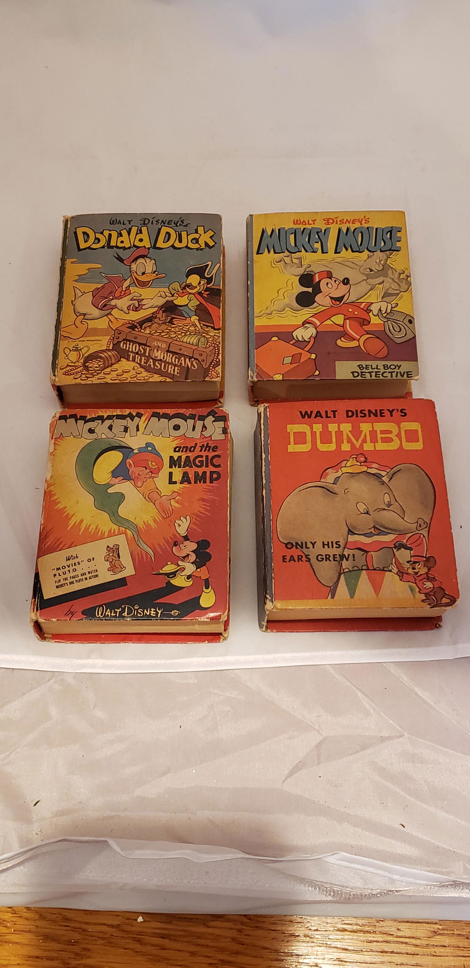 Vintage Disney  Big Little Books Mickey Mouse Donald Duck Dumbo (1 of 5)