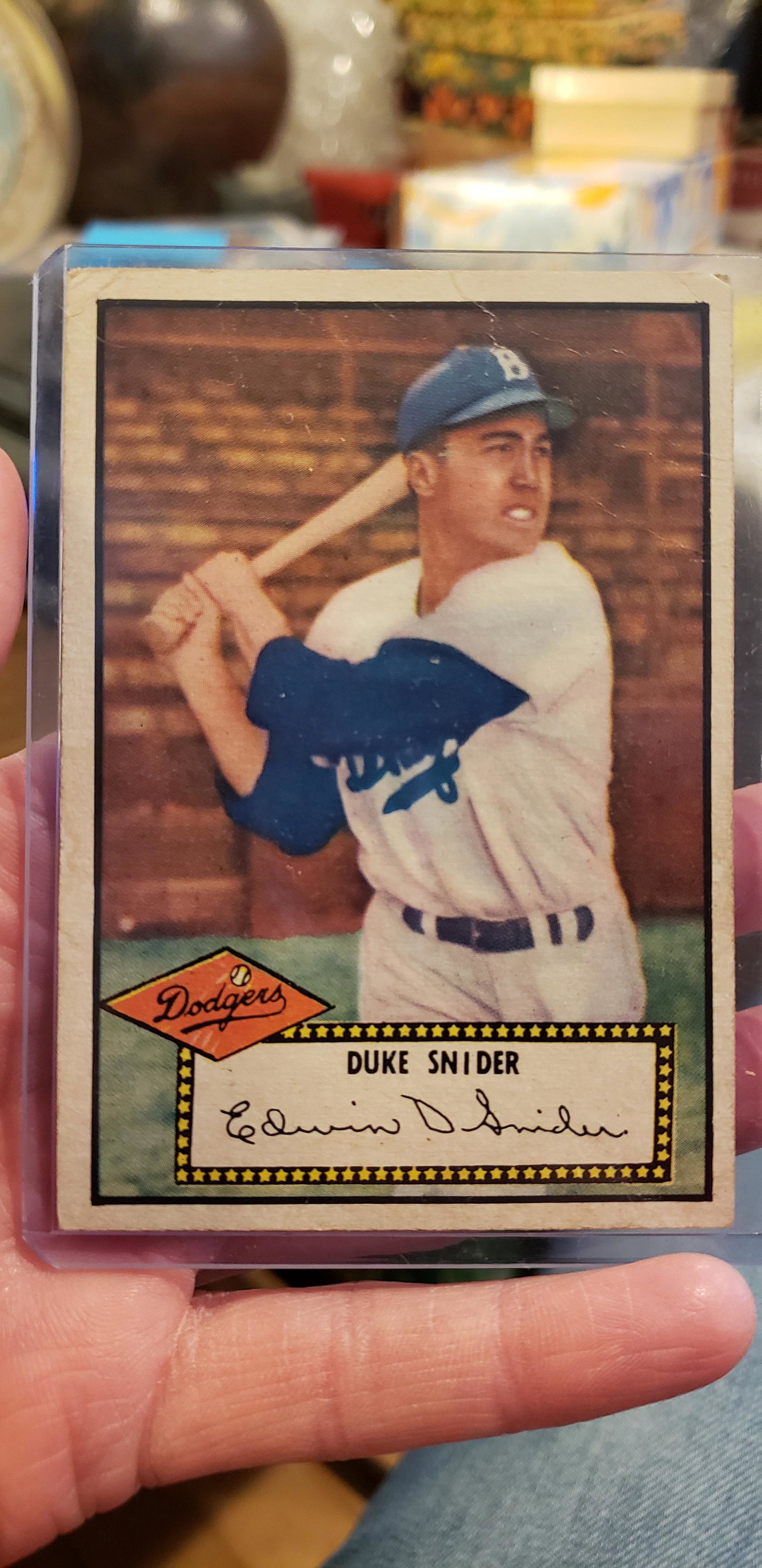 1952 #37 Duke Snider Grades Good with Creases (1 of 2)