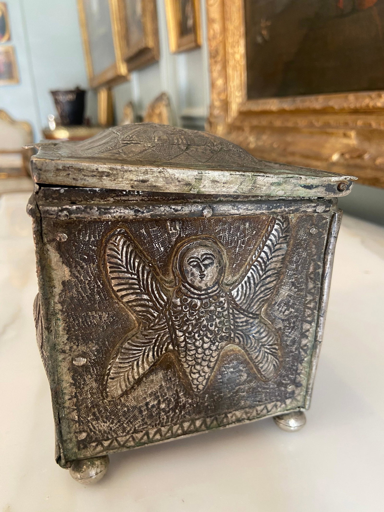 A Middle Byzantine (?) Silver Casket (1 of 6)