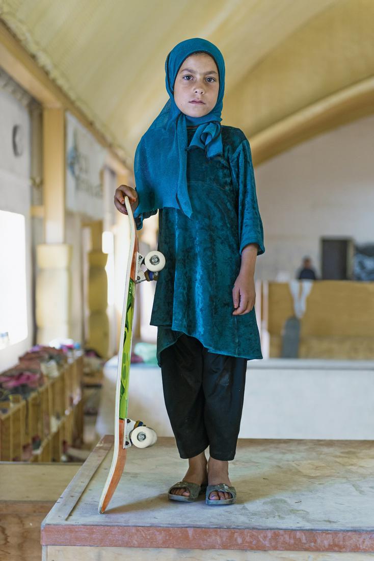 Jessica Fulford-Dobson (b. 1969), Skate Girl, Kabul, June 2014 (1 of 1)