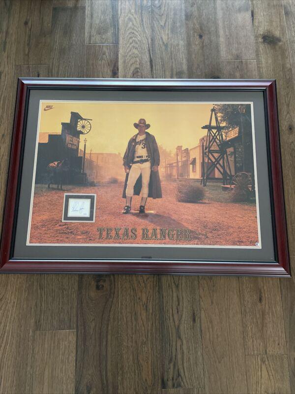 Nike Poster Nolan Ryan Signed Vintage Original Framed (1 of 1)