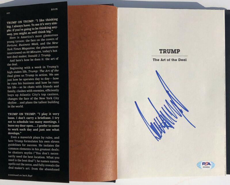 PSA/DNA President DONALD TRUMP Signed Autographed 1987 (1 of 1)