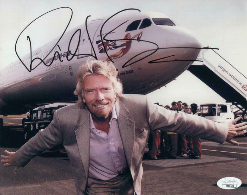 RICHARD BRANSON SIGNED AUTOGRAPH 8x10 PHOTO - VIRGIN (1 of 1)