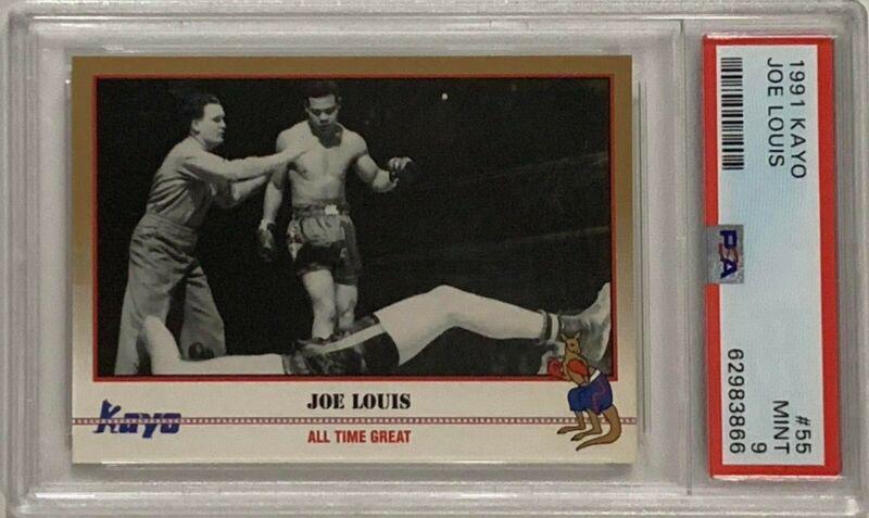 JOE LOUIS 1991 KAYO PSA 9 VINTAGE MINT BOXING CARD ALL (1 of 1)