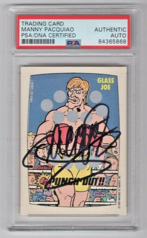 1989 Topps Nintendo Punch Out Manny Pacquiao Signed (1 of 1)