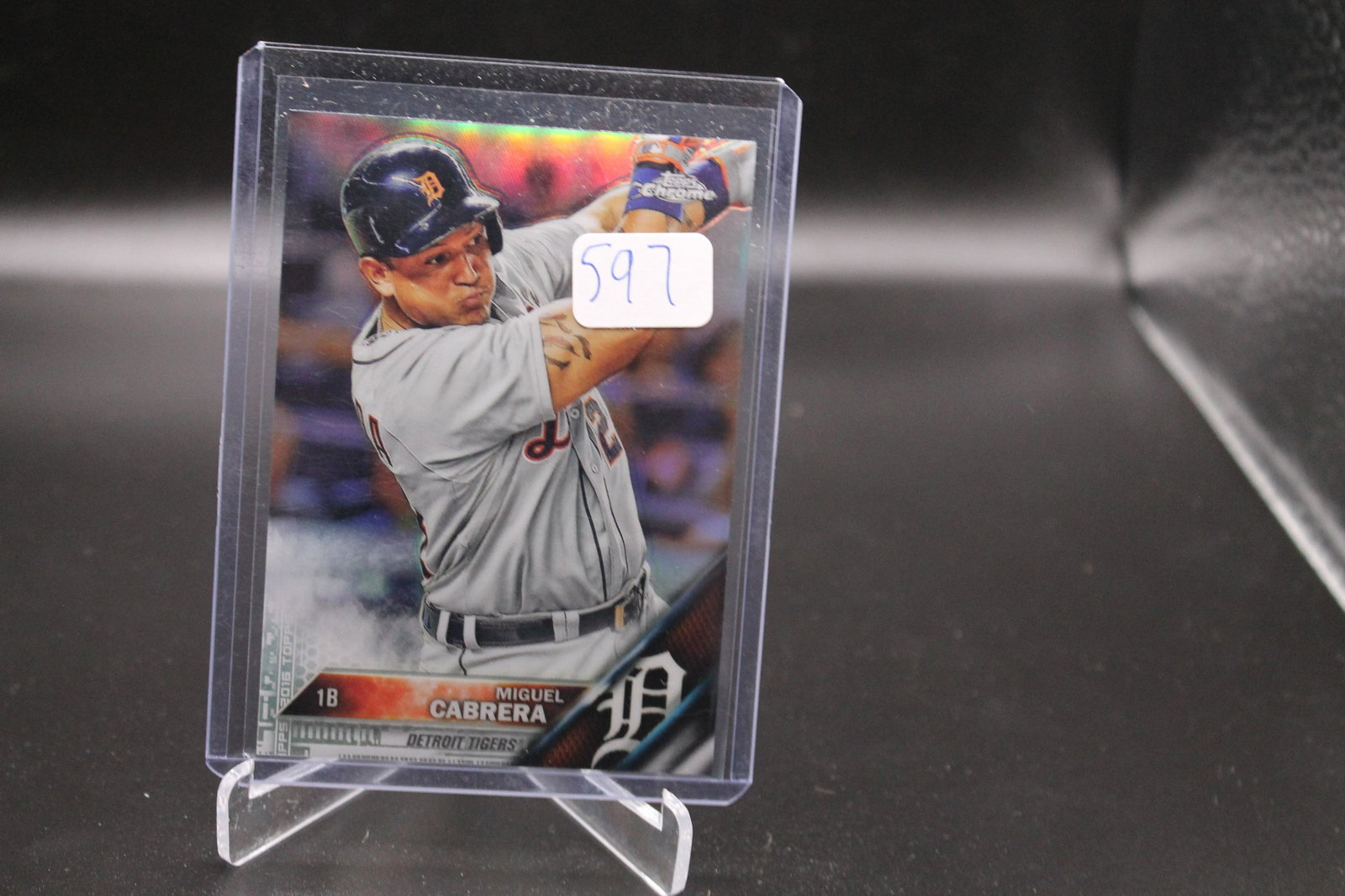 miguel cabrera topps chrome refractor (1 of 1)