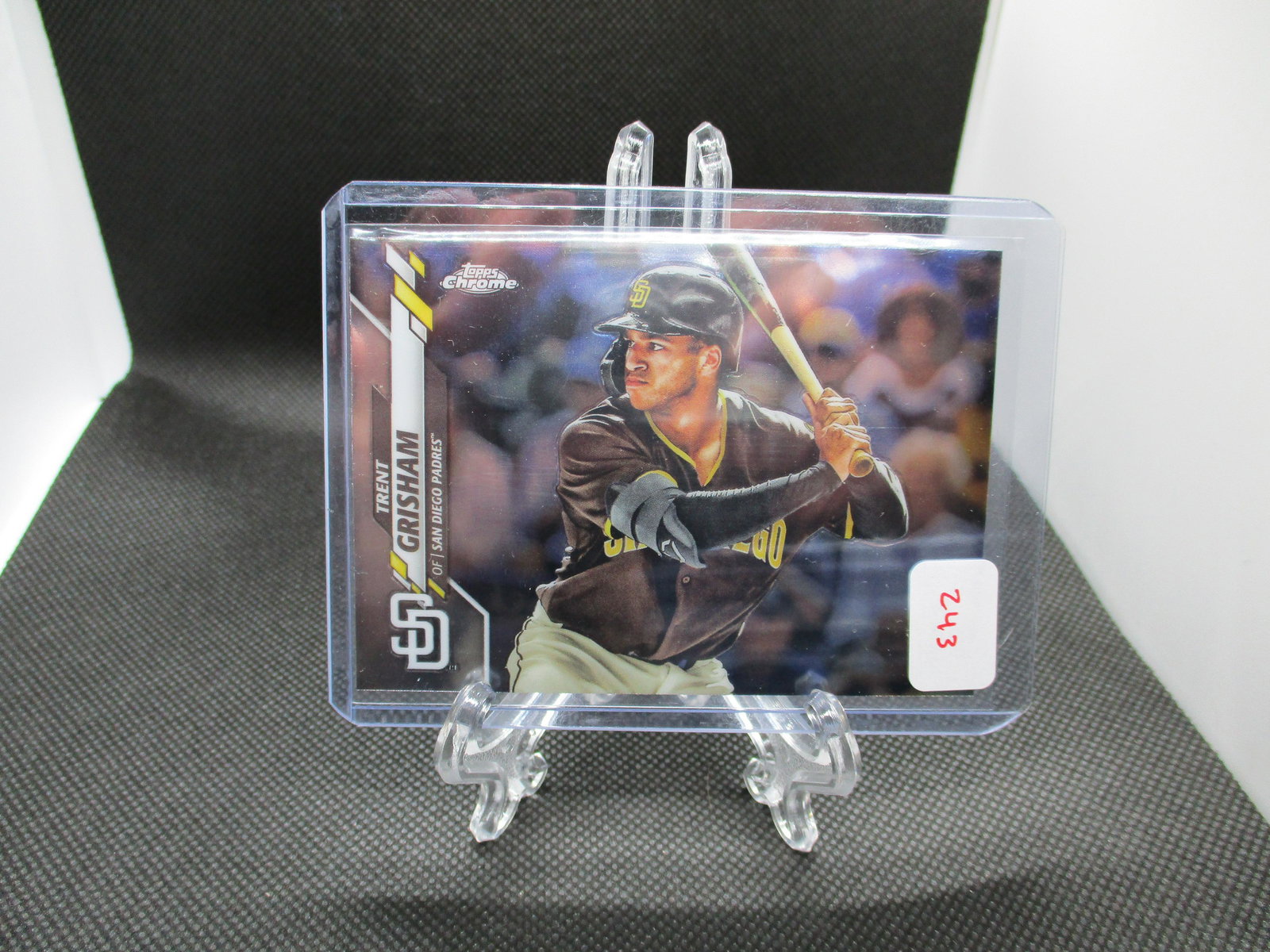 Trent Grisham Topps Chrome Rookie: Baseball Card