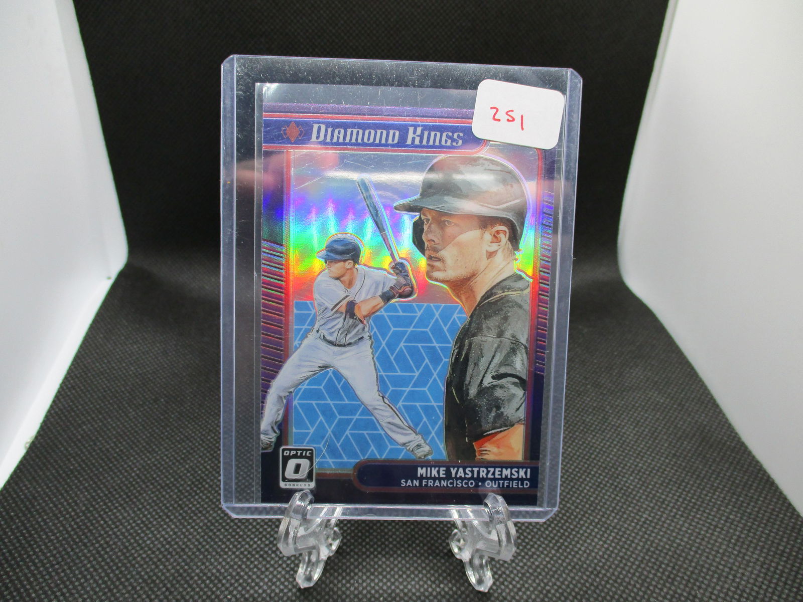 Mike Yastrzemski Optic Diamond Kings Purple (1 of 1)