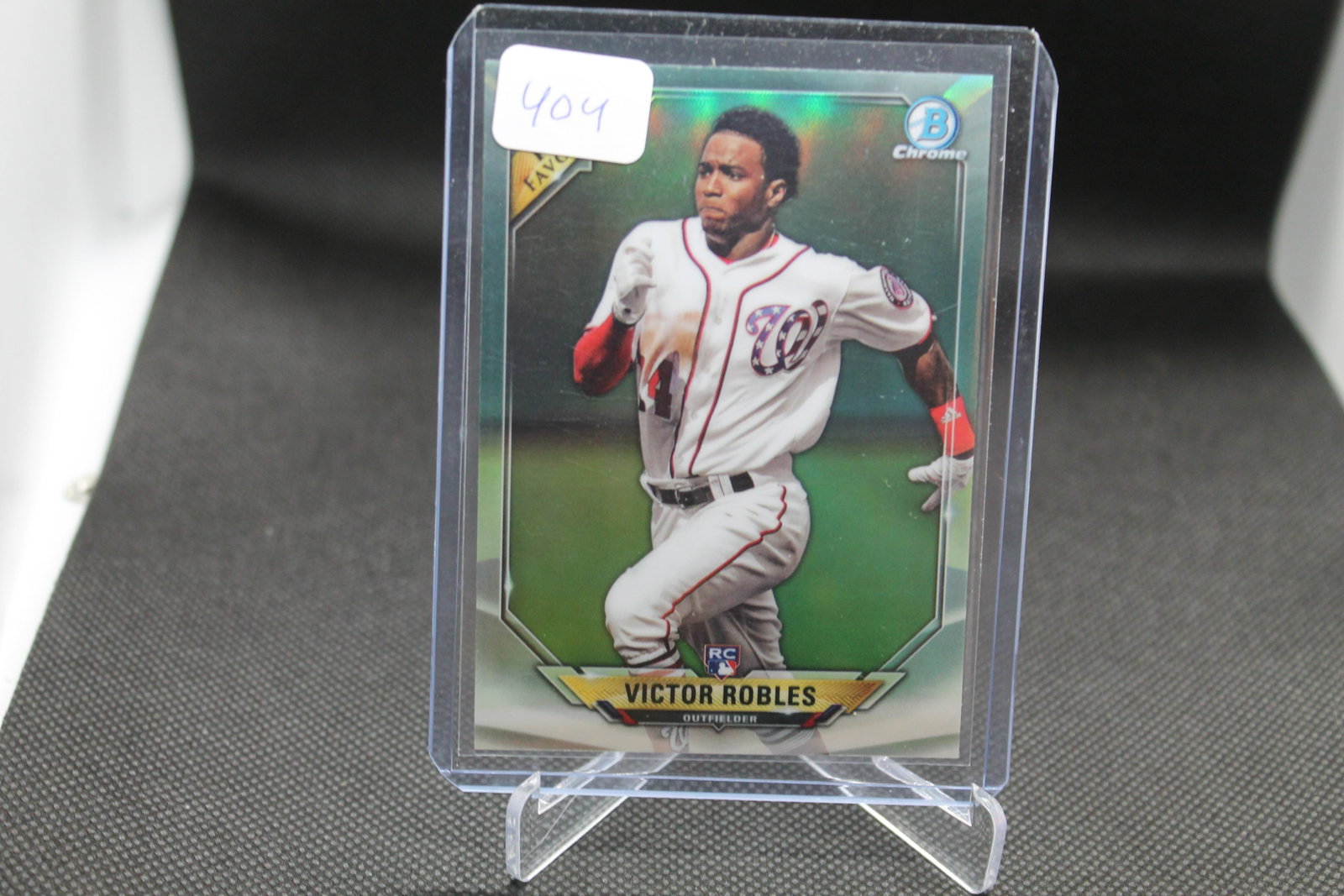 Victor Robles Bowman Chrome Rookie: Baseball Card