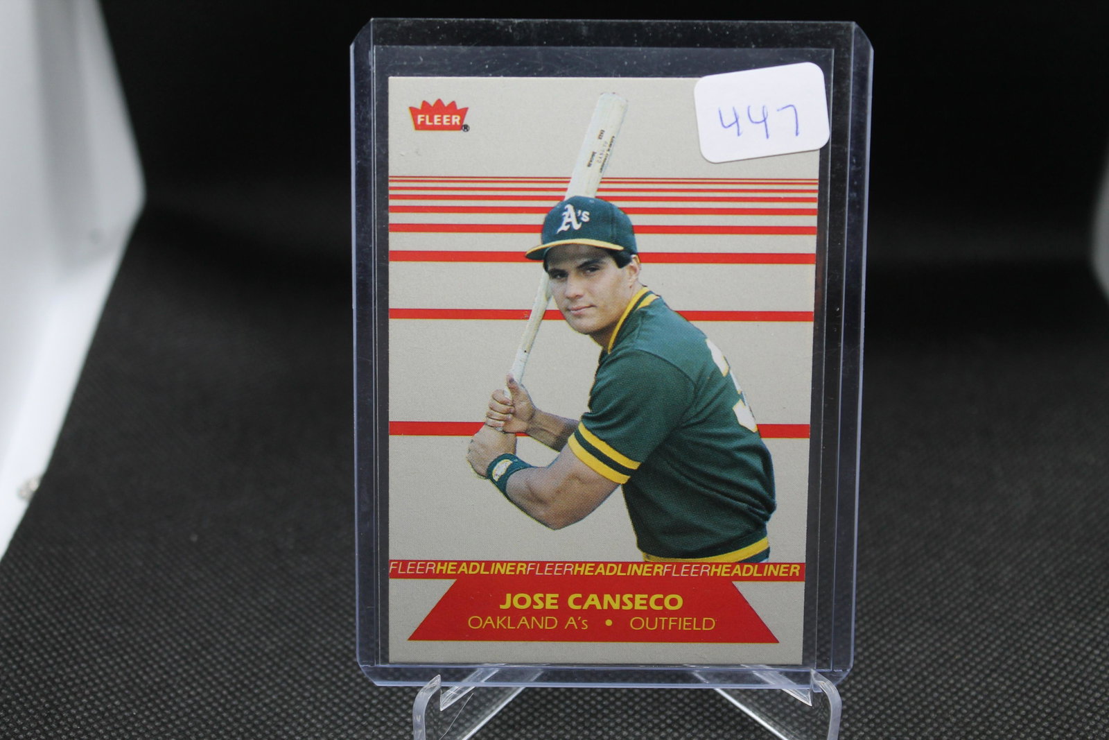 Jose Canseco Fleer: Baseball Card