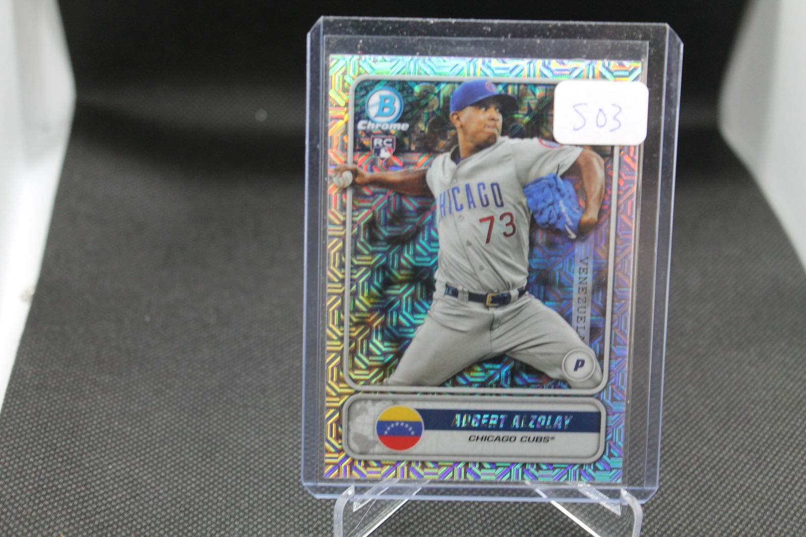 Adbert Alzolay Bowman Chrome Rookie (1 of 1)