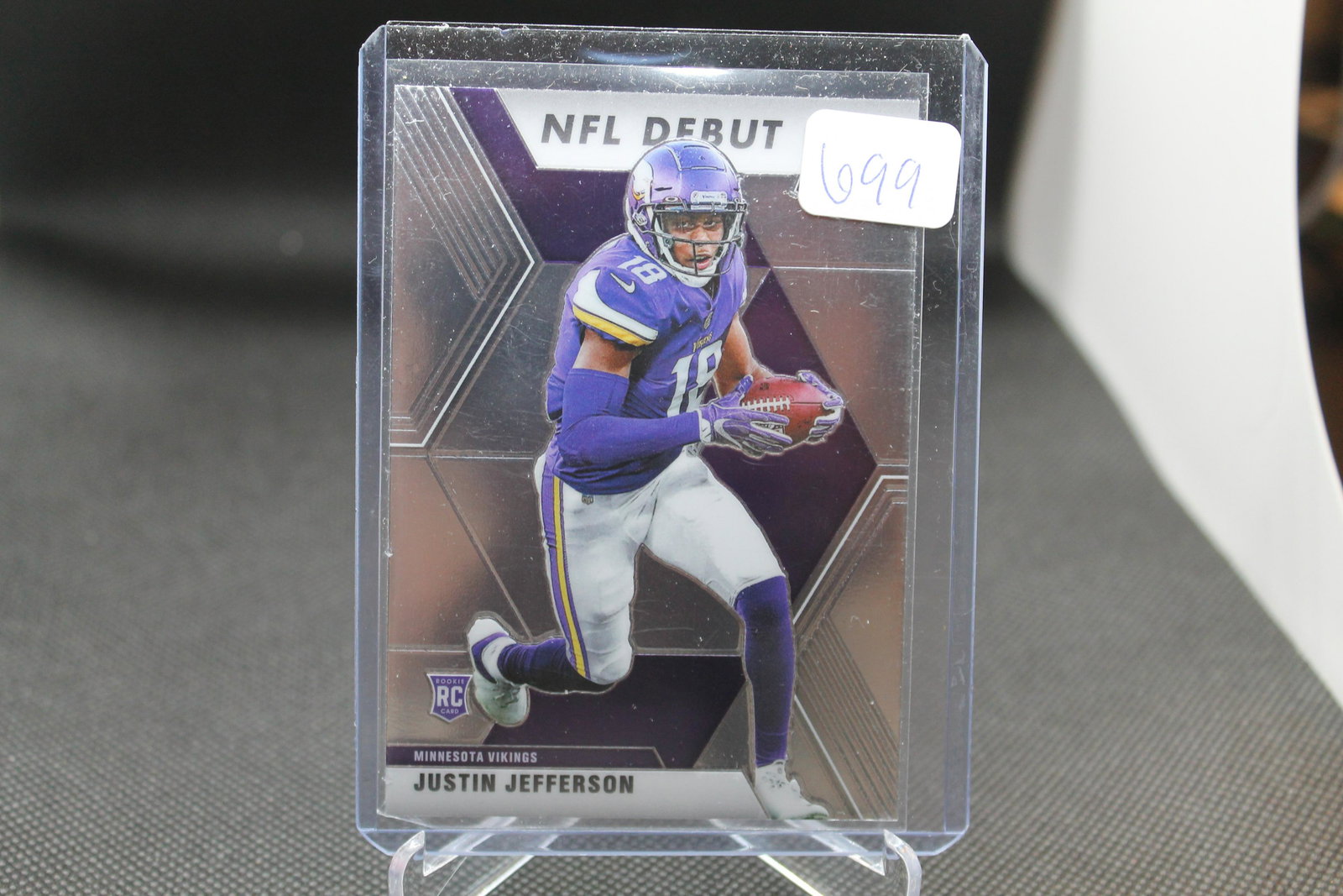 Justin Jefferson Mosaic NFL Debut Rookie: Football Card