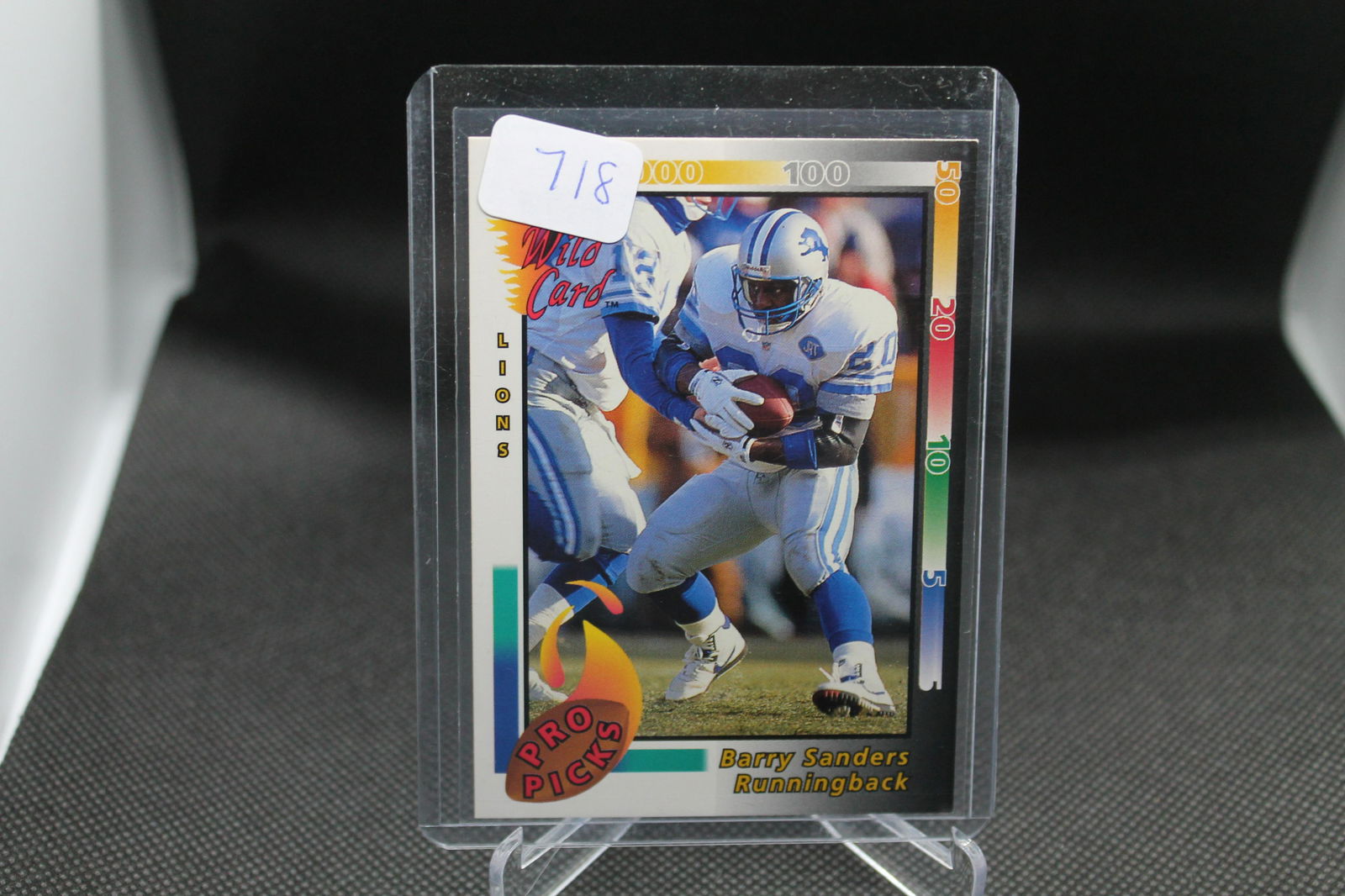 Barry Sanders AAA Sports Wild Card: Football Card