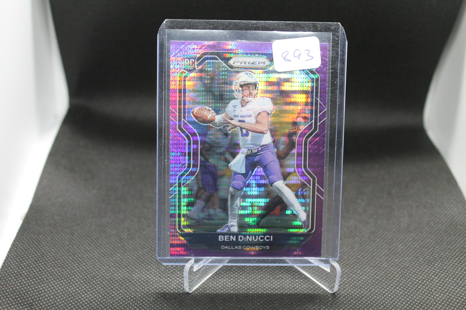Ben DiNucci Purple Prizm Rookie (1 of 1)
